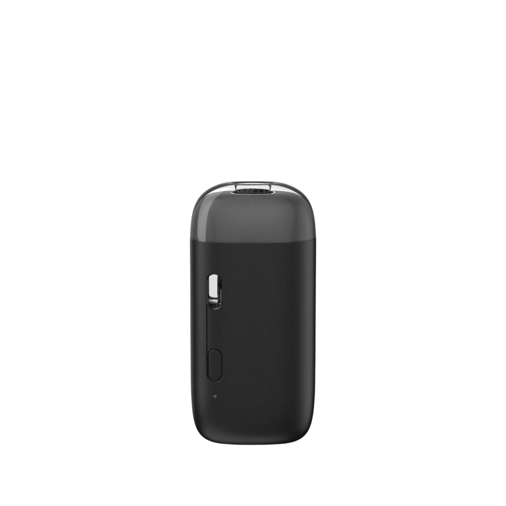 Jupiter CCELL AIO Voca Pro black rechargeable disposable device with a compact design.