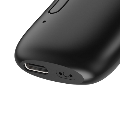 Close-up of the Jupiter CCELL AIO Voca Pro USB-C charging port for quick and efficient recharging.